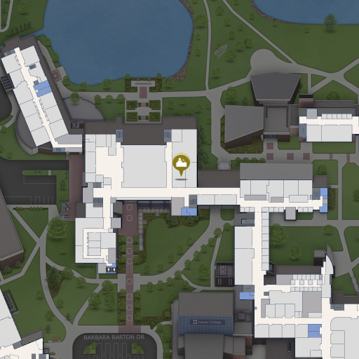 Map of Building A 364, Academic Advising
