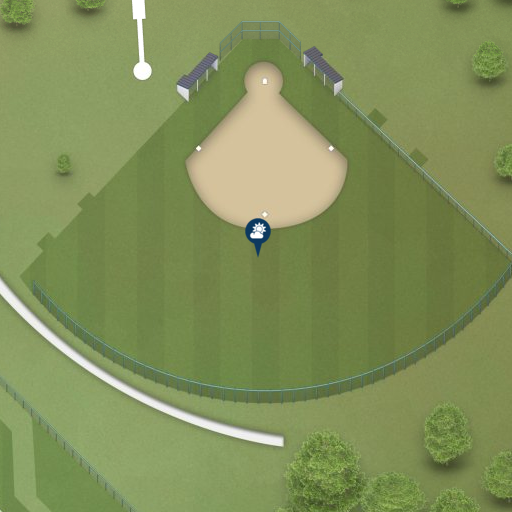 Map of Softball Field