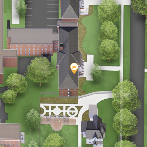 Map snapshot of Wecota Hall