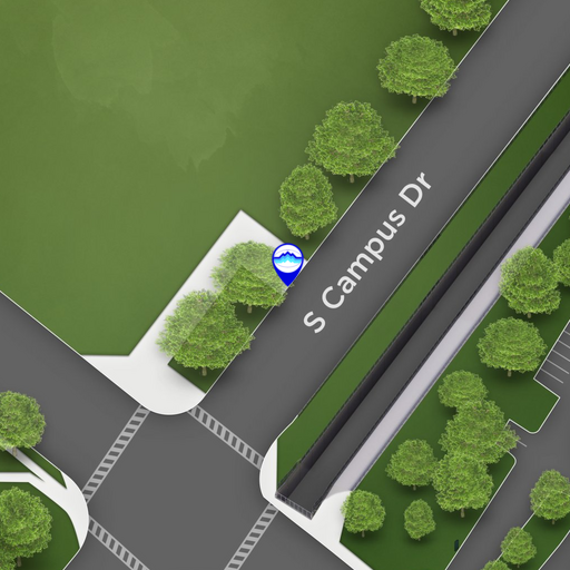 NW Corner of S. Campus Dr. and Kellogg Dr. (Southbound)