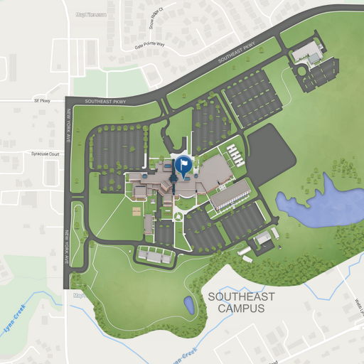 Tarrant County College Southeast Campus Map Campus Map, Southeast   Tarrant County College