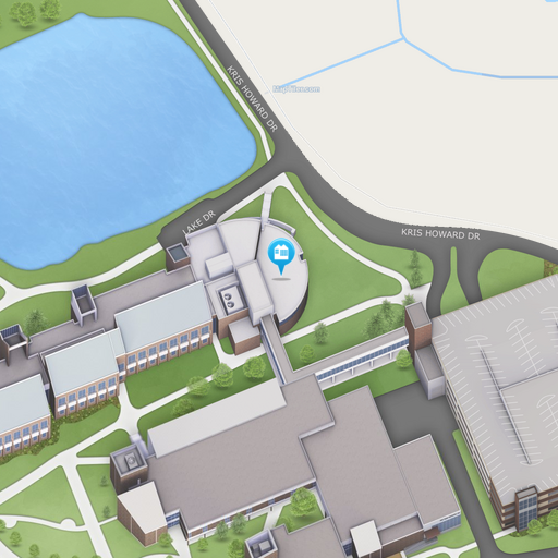 Map of Building D, Counseling Services