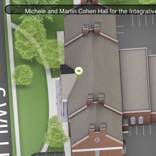 image of Cohen Hall on the campus map