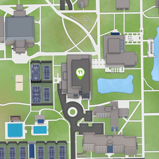 Campus map: Bobby Campbell Dining Commons