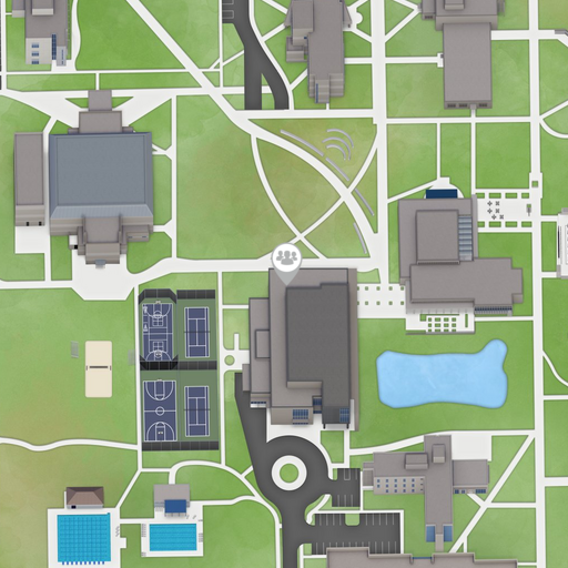 Campus map: Elaine's