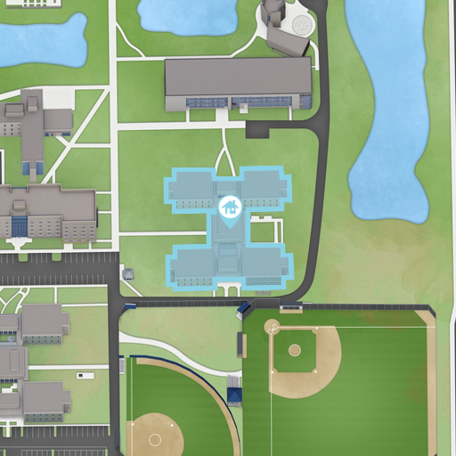 Campus map: Freiburger Residence Hall
