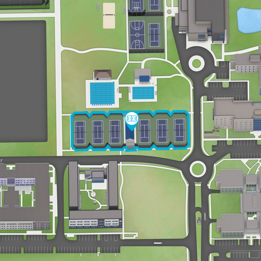 Campus map: Tennis Complex
