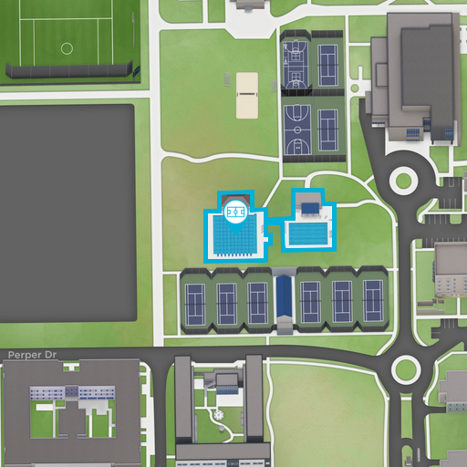 Campus map: Pool Complex