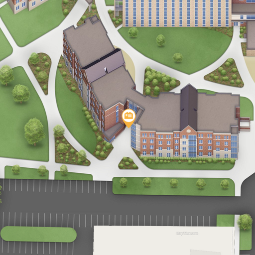 Map snapshot of Ben Reifel Hall