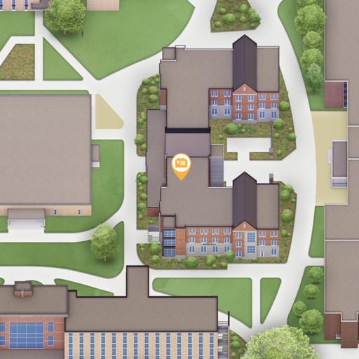 Map snapshot of Honors Hall