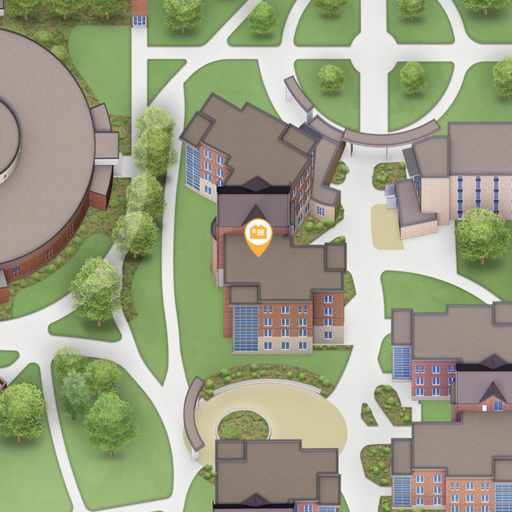 Map snapshot of Spencer Hall
