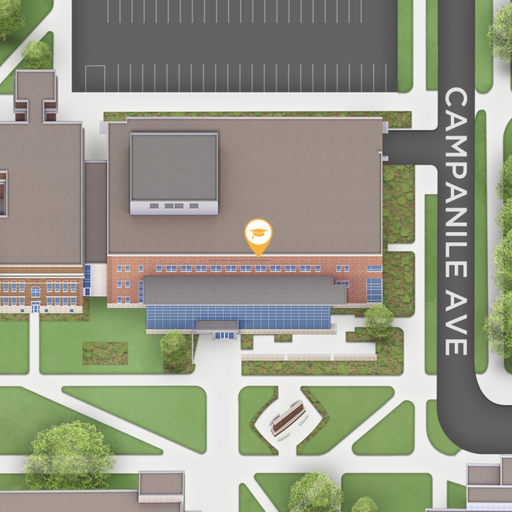 Map snapshot of Chicoine Architecture Mathematics and Engineering Hall