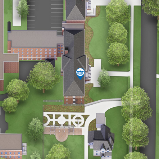 Map snapshot of Wecota Hall