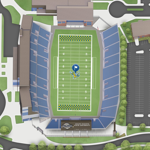 Map snapshot of Dana J Dykhouse Stadium