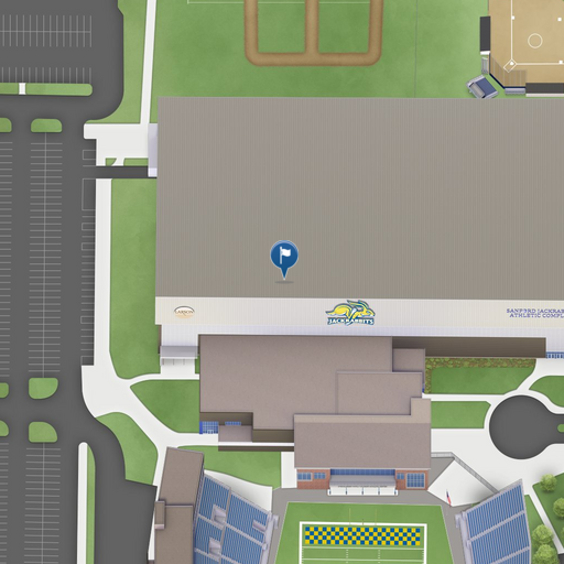 Map snapshot of Sanford-Jackrabbit Athletic Complex