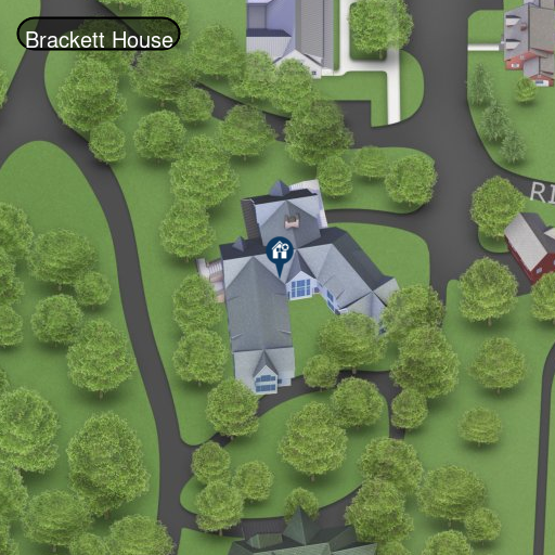 Map of OA/Brackett House