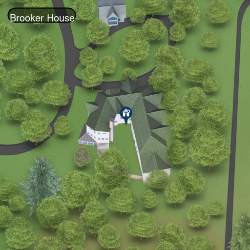 Map of Brooker House