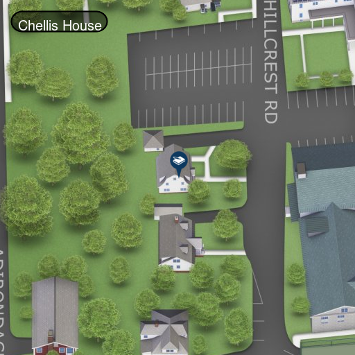 Map of Chellis House Library