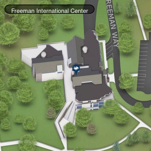 Map of Jewish Center at the Freeman International Center