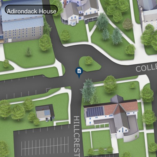 Map of Adirondack Career Services Office