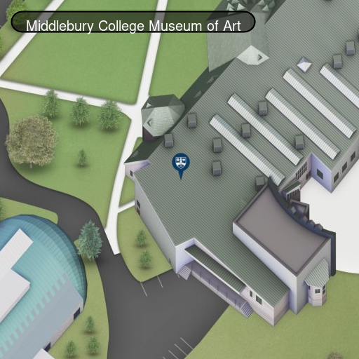 Map of Mahaney Arts Center, Museum of Art