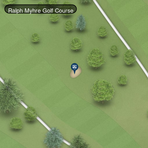 Map of Ralph Myhre Golf Course
