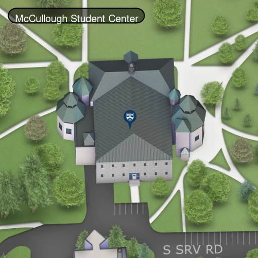 Map of Wilson Hall, McCullough Student Center
