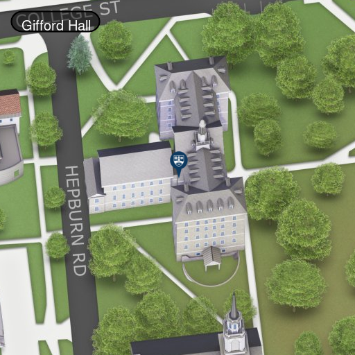 Map of Gifford Gamut Room