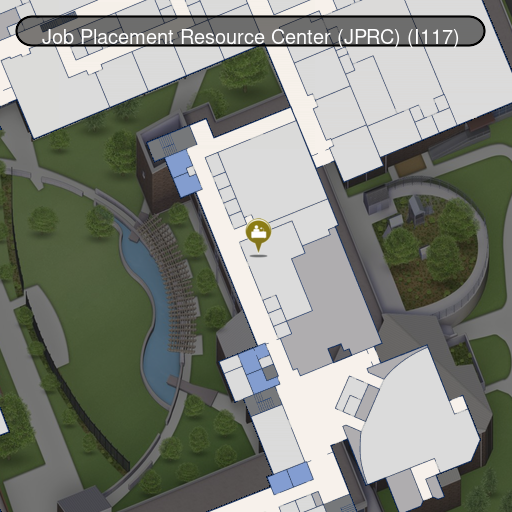 Map of Building W, Room W207