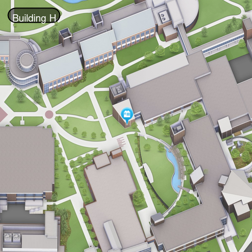 Map of Building H, Makerspace and Entrepreneur Center