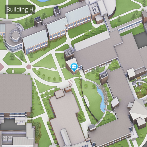 Map of Building H, Makerspace and Entrepreneur Center