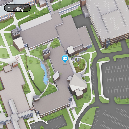 Map of Building I, Counseling Services