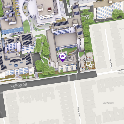 Map of Malloy Hall