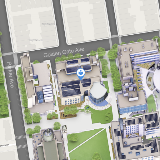 Map of Gleeson Library