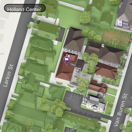 Map of Holland Student Center, Holland Courtyard